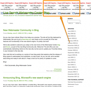 Live Search Webmaster Center Blog